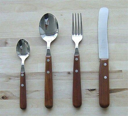 Teelöffel Von Windmühlenmesser Kirschbaum 4 Teelöffel Von Windmühlenmesser Kirschbaum – Bild 2