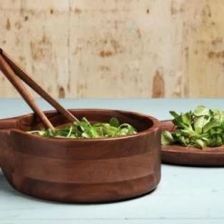 ASA Servierzange Wood Dark Aus Akazie 33 Cm 6 ASA Servierzange Wood Dark Aus Akazie 33 Cm -KitchenAid Geschäft Wood Holzzange 1