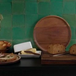 ASA Holzschale, Oval Mit Griff Wood Dark Aus Akazie Höhe 6,5 Cm 8 ASA Holzschale, Oval Mit Griff Wood Dark Aus Akazie Höhe 6,5 Cm -KitchenAid Geschäft Wood dark dunkel Brotzeit 1 1