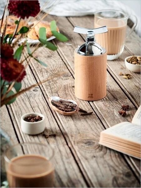 PEUGEOT Holzmühle Isen Für Langpfeffer, Natur 16 Cm 5 PEUGEOT Holzmühle Isen Für Langpfeffer, Natur 16 Cm – Bild 3