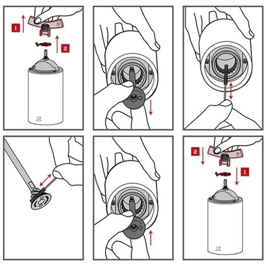 PEUGEOT Holzmühle Isen Für Langpfeffer, Natur 16 Cm 7 PEUGEOT Holzmühle Isen Für Langpfeffer, Natur 16 Cm – Bild 5