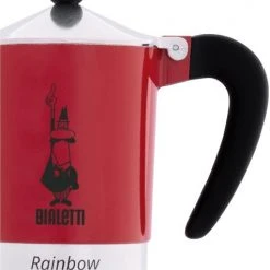 Bialetti Espressokocher Rainbow Rot 3 Tassen 8 Bialetti Espressokocher Rainbow Rot 3 Tassen -KitchenAid Geschäft rainbow red 3 1