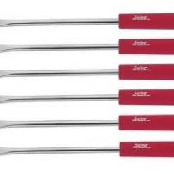 Spring Käsefondue-Gabeln Basic, 6 Stück, Rot